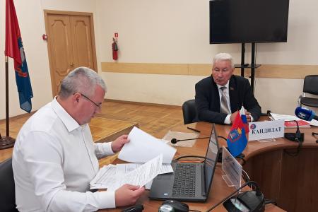 Представлены документы на выдвижение кандидата на должность Главы Тамбовской области