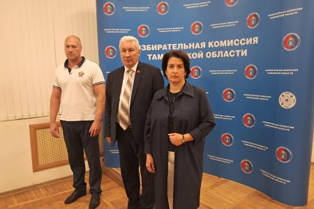 Представлены документы на выдвижение кандидата на должность Главы Тамбовской области