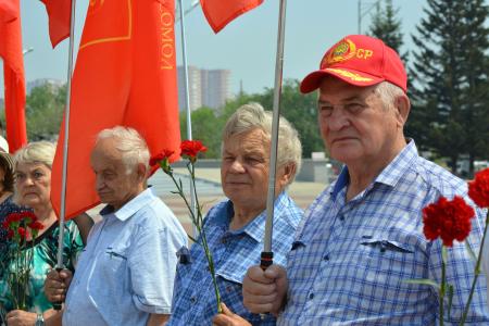 Коммунисты Забайкалья почтили павших в годы Великой Отечественной войны