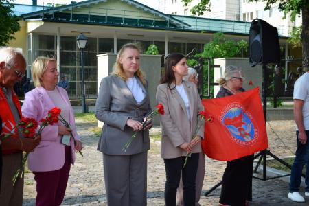 Мария Дробот в День русского языка приняла участие в митинге Пермских коммунистов