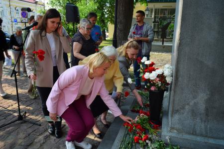 Мария Дробот в День русского языка приняла участие в митинге Пермских коммунистов