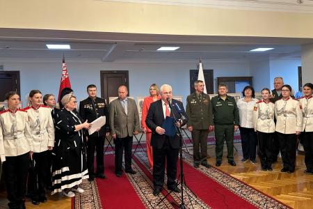 Казбек Тайсаев выступил на открывшейся в Госдуме выставке «Победа. Одна на всех…»