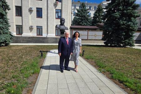 Делегация КПРФ во главе с К.К. Тайсаевым завершила рабочий визит в ЛНР