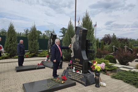 Делегация КПРФ во главе с К.К. Тайсаевым находится с рабочим визитом в ДНР