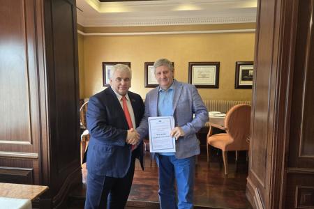 Делегация КПРФ во главе с К.К. Тайсаевым находится с рабочим визитом в ДНР