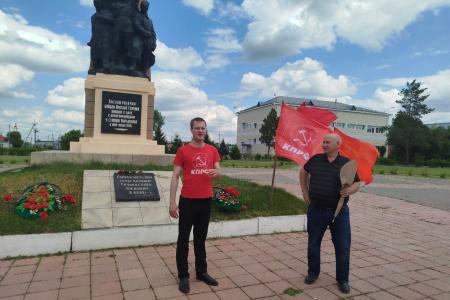 В Омской области провели акции в честь 107-й годовщины Марьяновских боев