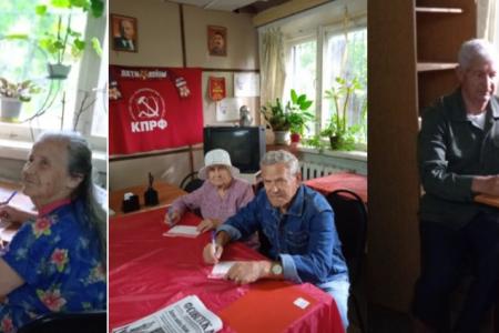 В Саратовской области с каждым голосующим проводится агитационно-разъяснительная беседа о важности проведения Народного референдума КПРФ