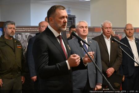 Г.А. Зюганов принял участие в открытии выставки "Военные преступления киевского режима"