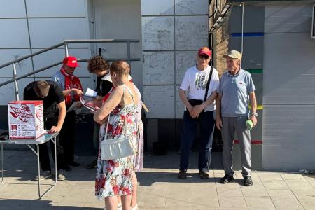 Республика Удмуртия. Уличные акции коммунистов в рамках Народного Референдума