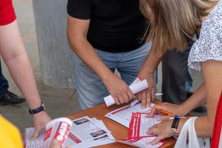 В Курске прошла акция КПРФ «Народный референдум» — голос народа против равнодушия власти