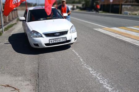 Коммунисты Карачаево-Черкесии поддержали Всероссийский патриотический автопробег КПРФ «Красные крылья Победы»