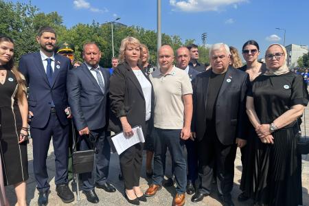 К.К. Тайсаев почтил память детей Донбасса, погибших от украинского террора