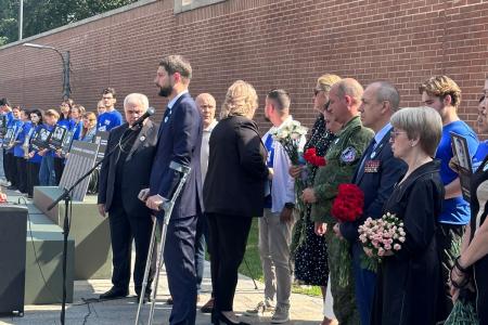 К.К. Тайсаев почтил память детей Донбасса, погибших от украинского террора