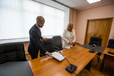 Роман Лябихов подал в избирательную комиссию Архангельской области документы для регистрации кандидатом на пост губернатора