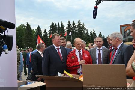 140-й гуманитарный конвой КПРФ ушел из подмосковных «Снегирей»