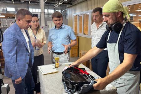 Член ЦК КПРФ, Сенатор РФ Айрат Гибатдинов с рабочим визитом посетил Портовую особую экономическую зону (ПОЭЗ) «Ульяновск»