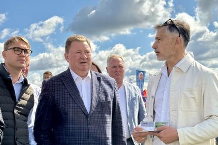 Владимир Кашин посетил агропромышленную выставку «День поля Московской области - 2025»