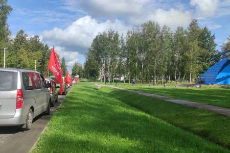 Новгородская область. Город воинской славы Старая Русса принял «Красные крылья Победы»