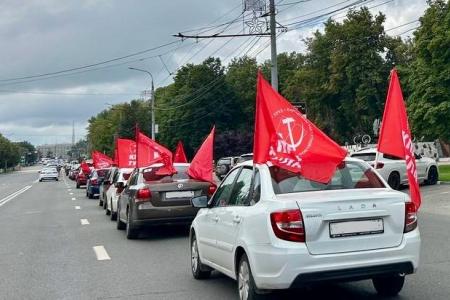 В городе-герое Туле прошел патриотический автопробег «Красные крылья Победы»