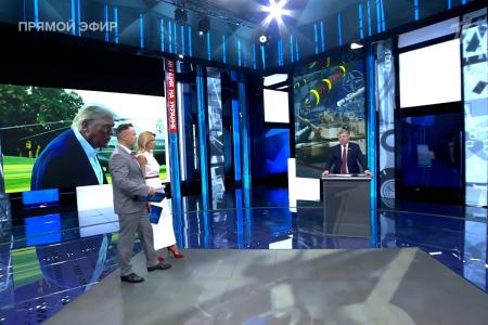 Дмитрий Новиков на Первом канале о «картонной» украинской демократии и месте Трампа в политическом казино Запада