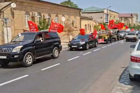 Коммунисты Дагестана поддержали Всероссийский патриотический автопробег КПРФ «Красные крылья Победы»