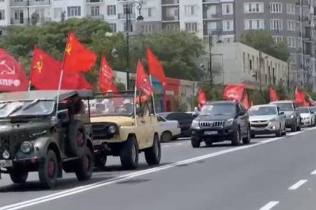 Коммунисты Дагестана поддержали Всероссийский патриотический автопробег КПРФ «Красные крылья Победы»