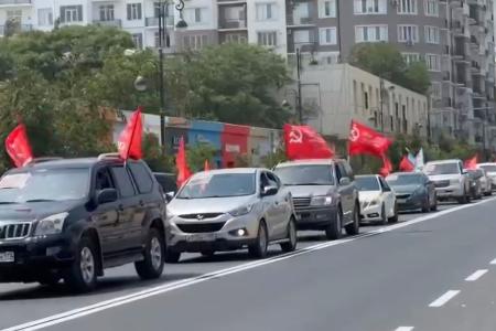 Коммунисты Дагестана поддержали Всероссийский патриотический автопробег КПРФ «Красные крылья Победы»