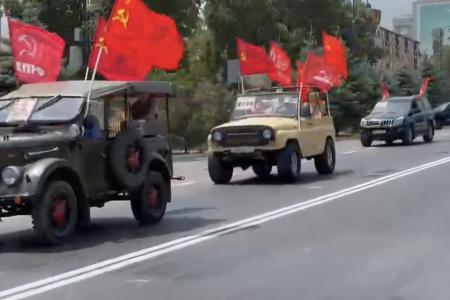 Коммунисты Дагестана поддержали Всероссийский патриотический автопробег КПРФ «Красные крылья Победы»