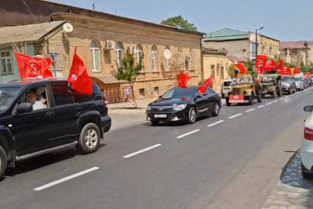 Коммунисты Дагестана поддержали Всероссийский патриотический автопробег КПРФ «Красные крылья Победы»