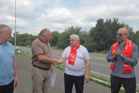 Коммунисты Северной Осетии поддержали патриотический автопробег «Красные крылья Победы»