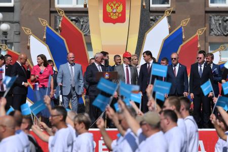 В Орле состоялось празднование Дня города и 82-й годовщины его освобождения от немецко-фашистских захватчиков
