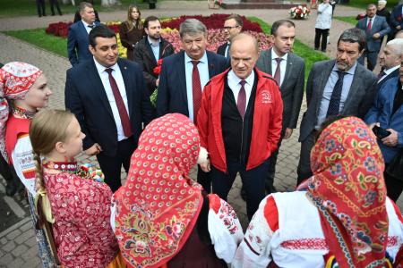 Г.А. Зюганов прибыл с рабочим визитом в Калугу