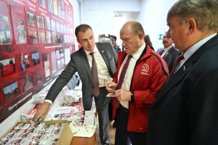 Г.А. Зюганов прибыл с рабочим визитом в Калугу