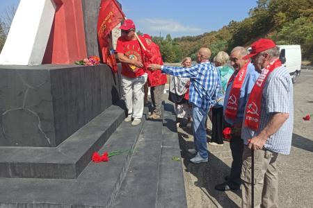 Краснодарский край. Коммунисты Геленджика почтили память красных героев Гражданской войны