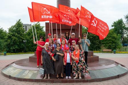 Коммунисты Кабардино-Балкарии приняли эстафету патриотического автопробега КПРФ «Красные крылья Победы»