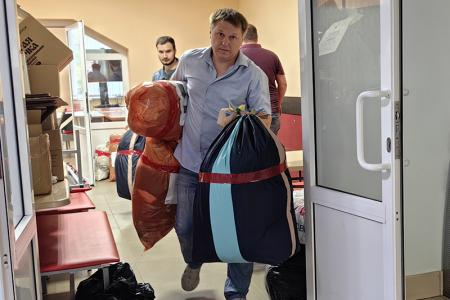 Коммунисты и волонтеры Ивановской области доставили гуманитарную помощь в Белгородскую область