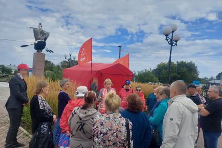 В Пермском крае Ксения Айтакова провела агитационную встречу с избирателями Кунгура
