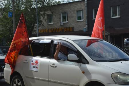 Автопробег КПРФ «Красные крылья Победы» прошёл в Забайкалье