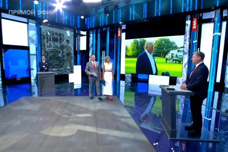 Дмитрий Новиков на Первом канале о «картонной» украинской демократии и месте Трампа в политическом казино Запада