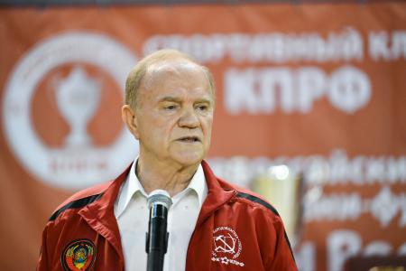 Г.А. Зюганов принял участие в открытии 10-го Всероссийского турнира по мини-футболу «Таланты России» на призы Спортклуба КПРФ