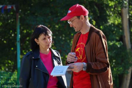 В Омске продолжается акция «красная палатка»