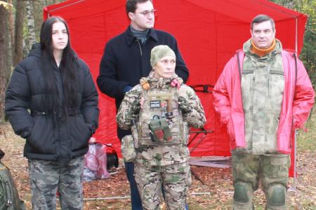 Подмосковный комсомол провел практический курс по военно-полевой медицине на полигоне «Дружба» в городе Балашиха