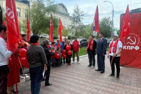 Коммунисты Бурятии отметили День Победы над милитаристской Японией и окончания Второй мировой войны