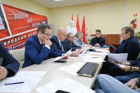 В Санкт-Петербурге состоялось заседание Штаба горкома по выборам