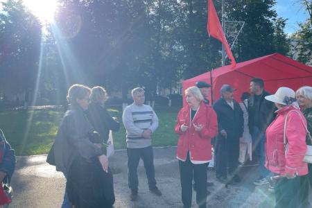 Выборы в Пермском крае. Кандидат на пост губернатора от КПРФ Ксения Айтакова провела встречу с избирателями в Кудымкаре