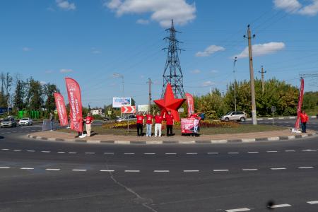 Курская область. Красные в городе!