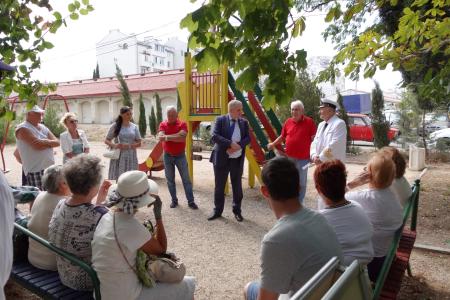 Город Севастополь. Н.В. Коломейцев и В.М. Пархоменко встречаются с избирателями
