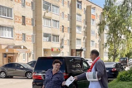 В Тульской области кандидаты от КПРФ на муниципальных выборах продолжают проводить активную агитацию во всех муниципалитетах