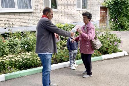 В Тульской области кандидаты от КПРФ на муниципальных выборах продолжают проводить активную агитацию во всех муниципалитетах