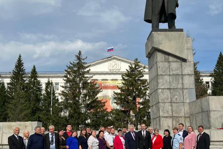 Первый зампред ЦК КПРФ Ю.В. Афонин прибыл с рабочим визитом в Курганскую область